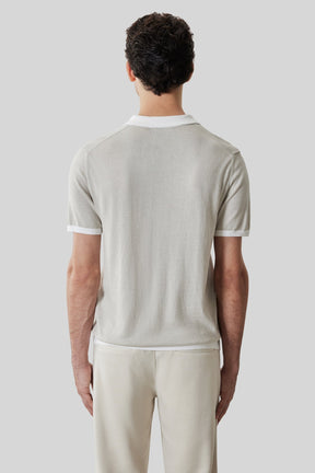 Polo pour homme par Robert Barakett | RB61098 Jorren Rayure Mousse | Machemise.ca, vêtements mode pour hommes