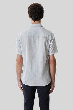 Chemise tissée pour homme par Robert Barakett | RB61148 Daxton Bleu Délavé | Machemise.ca, vêtements mode pour hommes