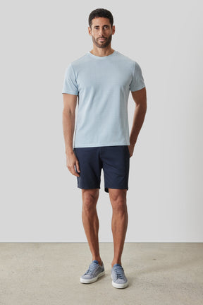 T-Shirt col rond pour homme par Robert Barakett | RB61191 Roscoe Bleu Frais | Machemise.ca, vêtements mode pour hommes