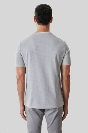 T-Shirt col rond pour homme par Robert Barakett | RB61191 Roscoe Gris Minéral | Machemise.ca, vêtements mode pour hommes