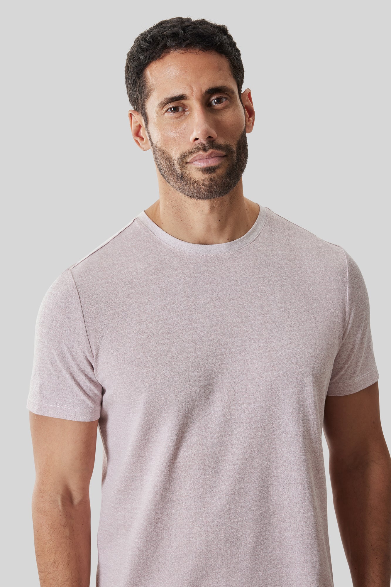 T-Shirt col rond pour homme par Robert Barakett | RB61191 Roscoe Rose | Machemise.ca, vêtements mode pour hommes