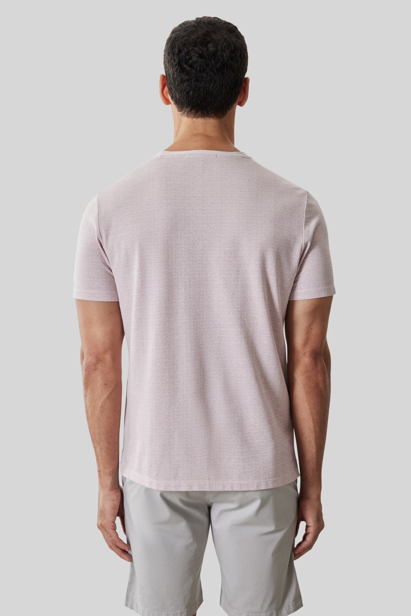 T-Shirt col rond pour homme par Robert Barakett | RB61191 Roscoe Rose | Machemise.ca, vêtements mode pour hommes