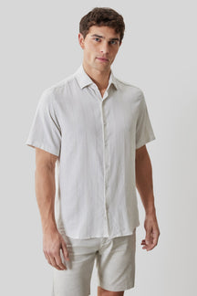 Chemise tissée pour homme par Robert Barakett | RB61196 Satoru Ficelle | Machemise.ca, vêtements mode pour hommes