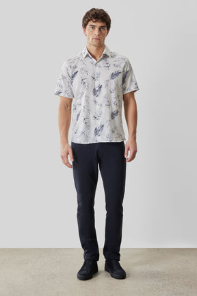 Chemise tissée pour homme par Robert Barakett | RB61200 Manolo Blanc | Machemise.ca, vêtements mode pour hommes