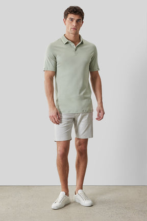 Polo col texturé pour homme par Robert Barakett | RB61210 Georgia Vert Désert | Machemise.ca, vêtements mode pour hommes