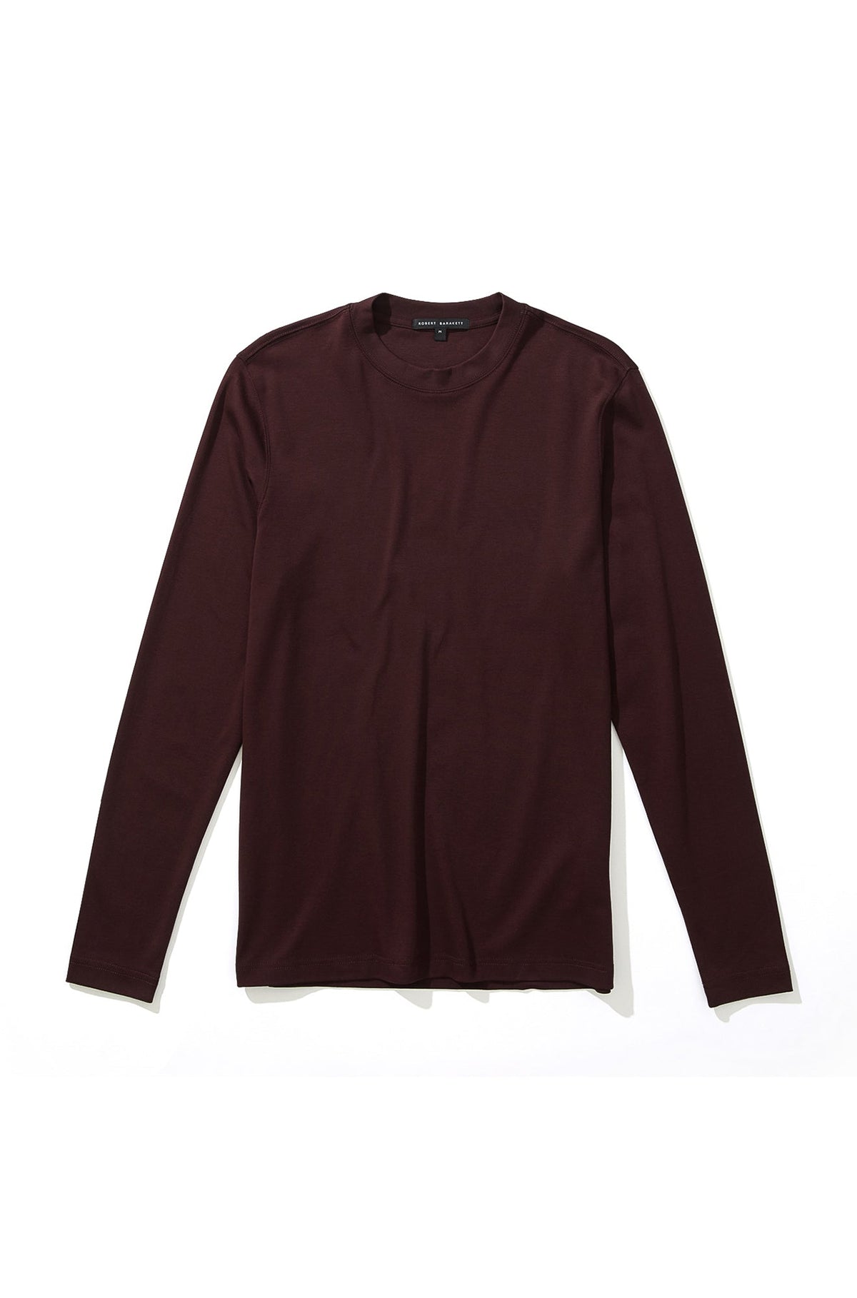 Chandail à col rond montant pour homme par Robert Barakett | Georgia RB82247 Bordeaux Profond | Machemise.ca, vêtements mode pour hommes