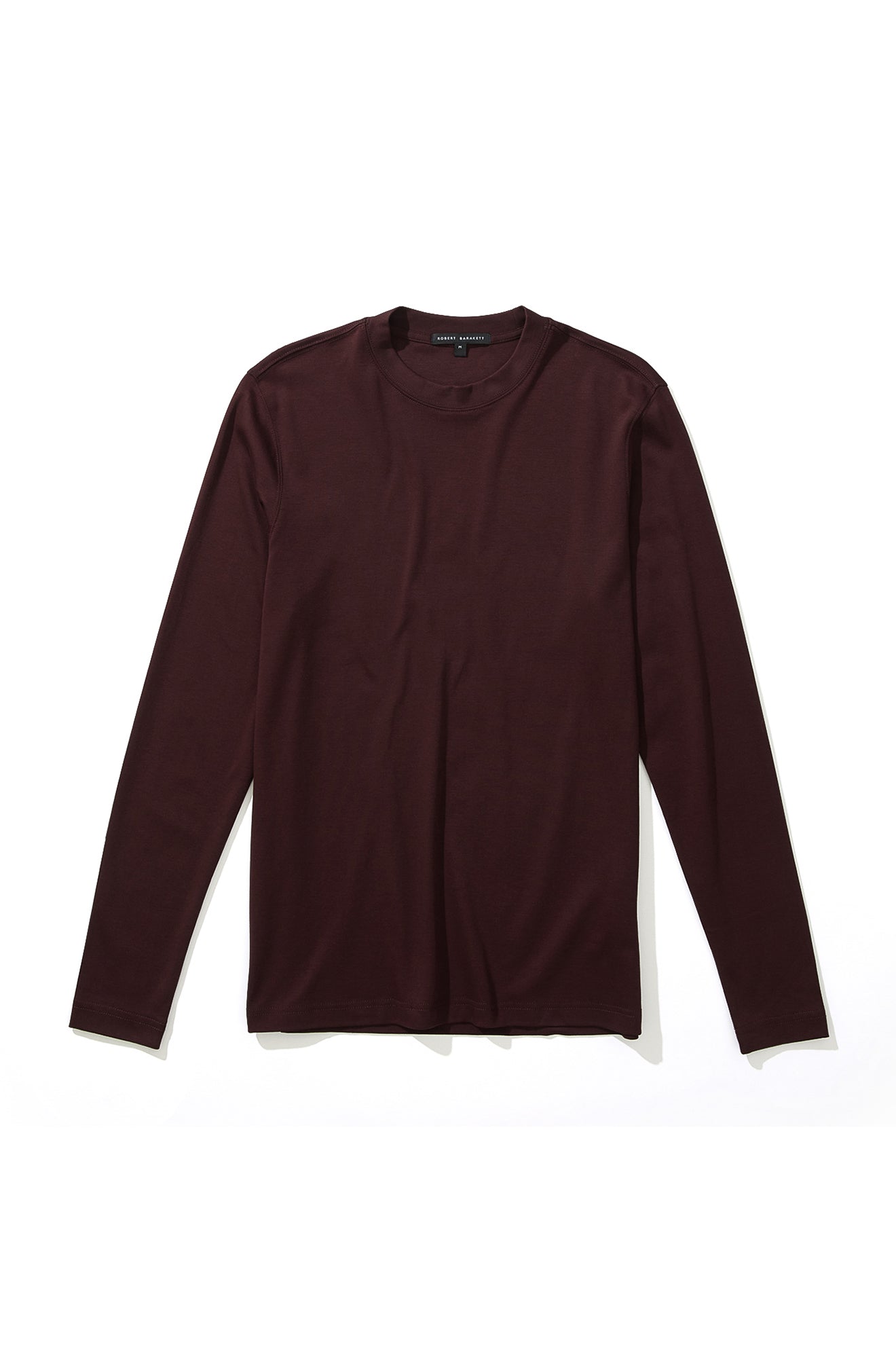 Chandail à col rond montant pour homme par Robert Barakett | Georgia RB82247 Bordeaux Profond | Machemise.ca, vêtements mode pour hommes