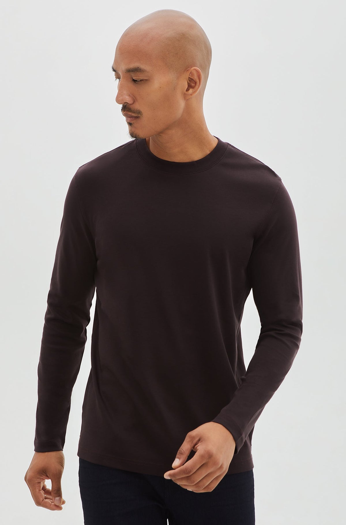 Chandail manches longues pour homme par Robert Barakett | Georgia RB82247 Port | Boutique Vvög, vêtements mode pour homme et femme