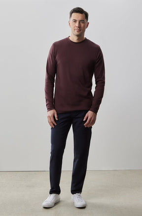 Chandail manches longues col rond pour homme par Robert Barakett | Georgia RB82247 Sonord | Machemise.ca, vêtements mode pour hommes