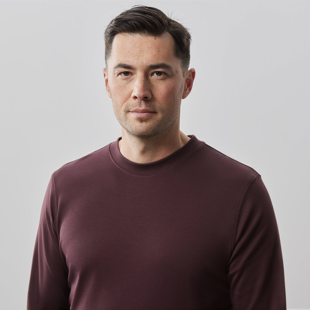 Chandail manches longues col rond pour homme par Robert Barakett | Georgia RB82247 Sonord | Machemise.ca, vêtements mode pour hommes