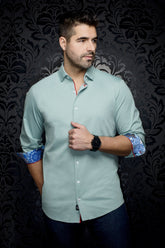 Chemise manches longues en Knit pour homme par Au Noir | ROSMARINO Vert | Machemise, inventaire complet de la marque Au Noir