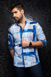 Chemise manches longues en Knit pour homme par Au Noir | RUBICON white | Machemise.ca, inventaire complet de la marque Au Noir