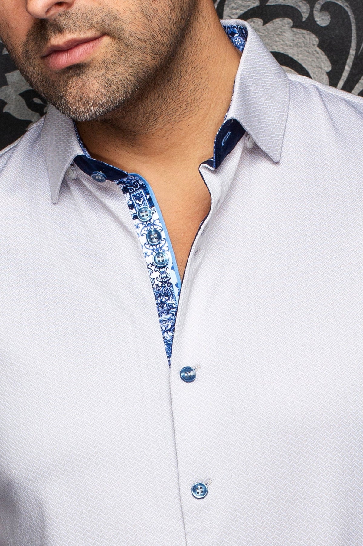 Chemise manches longues en Knit extensible pour homme par Au Noir | SANDSTORM Sable | Machemise.ca, inventaire complet de la marque Au Noir