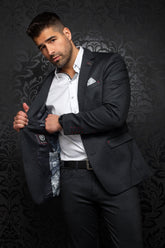 Veston pour homme par Au Noir | SCOTT DK GREY | Machemise, vêtements mode pour hommes