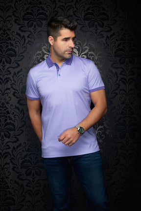 Polo pour homme par Au Noir | SEACLIFF Lavande | Machemise.ca, inventaire complet de la marque Au Noir