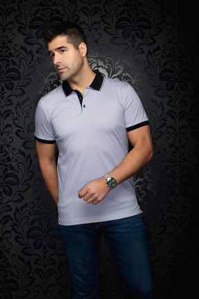 Polo pour homme par Au Noir | SEACLIFF Blanc Noir | Machemise.ca, inventaire complet de la marque Au Noir