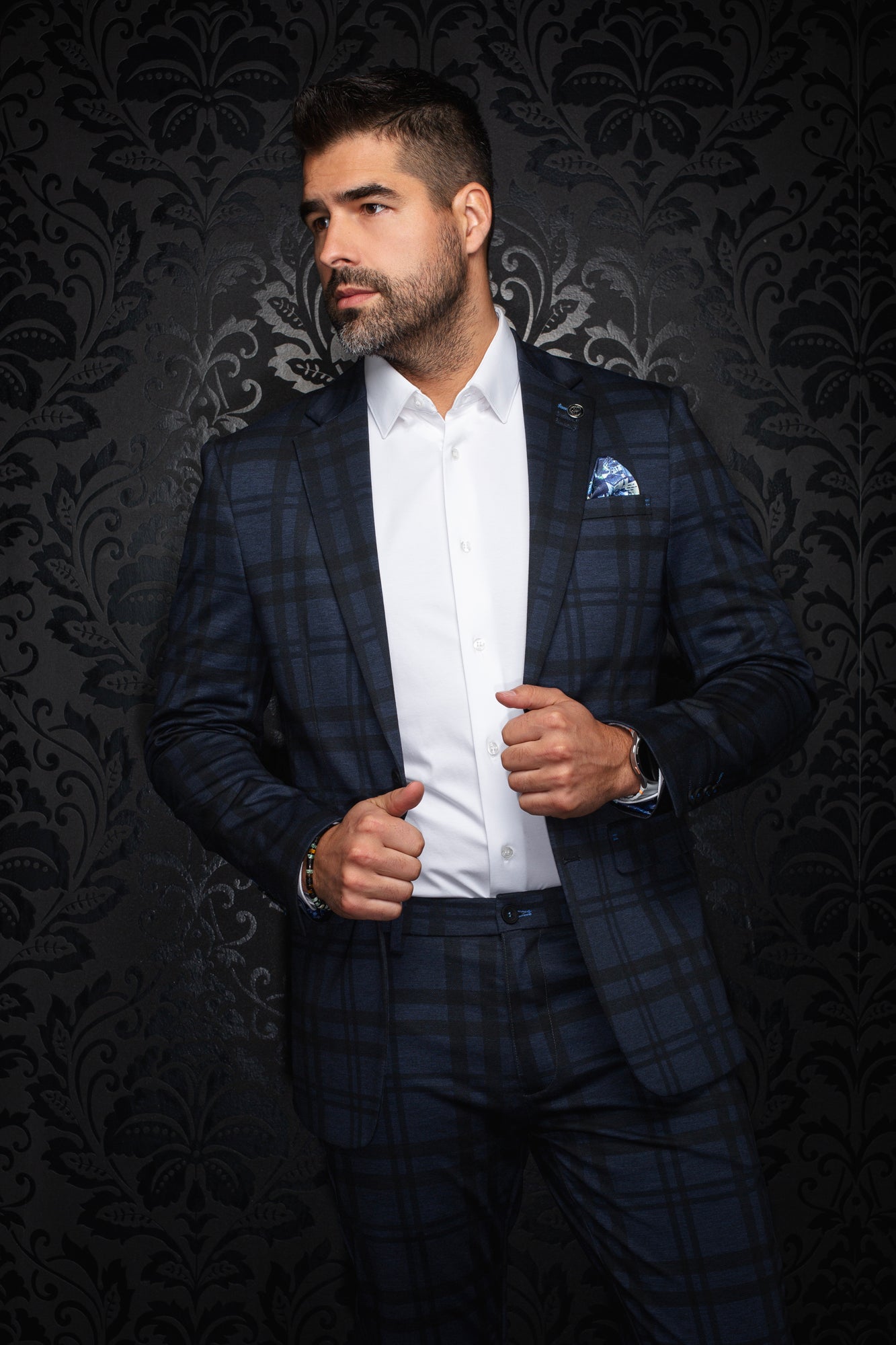 Veston pour homme par Au Noir | SELLECK Marine | Machemise.ca, inventaire complet de la marque Au Noir