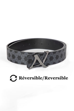 Ceinture pour homme par Au Noir | SHELBY Noir Métal | Machemise.ca, inventaire complet de la marque Au Noir
