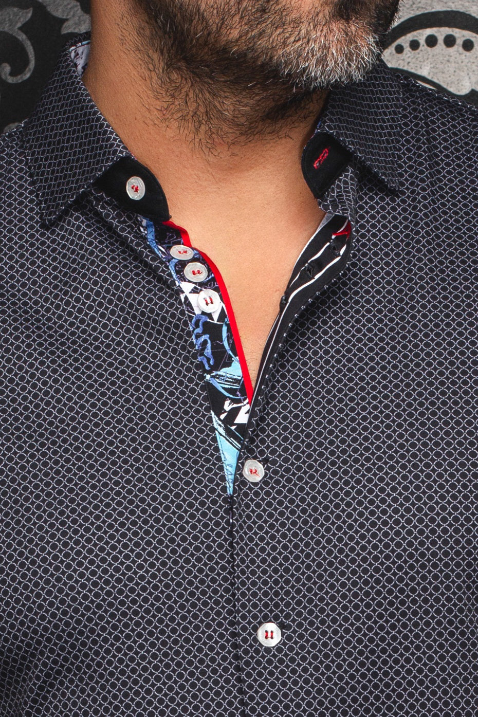 Chemise manches longues en Knit pour homme par Au Noir | SUNDANCE Noir Gris | Machemise.ca, inventaire complet de la marque Au Noir