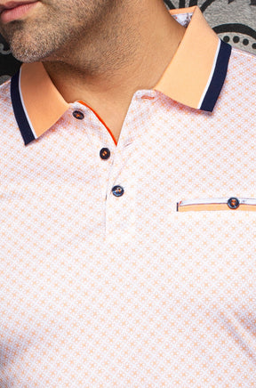 Polo pour homme par Au Noir | TREVOR Orange | Machemise.ca, inventaire complet de la marque Au Noir