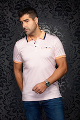 Polo pour homme par Au Noir | TREVOR Orange | Machemise.ca, inventaire complet de la marque Au Noir