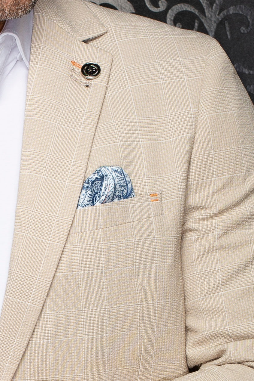 Veston pour homme par Au Noir | TROY Beige | Machemise.ca, inventaire complet de la marque Au Noir