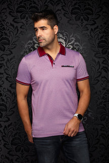 Polo pour homme par Au Noir | ZAGORA Rouge | Machemise.ca, inventaire complet de la marque Au Noir