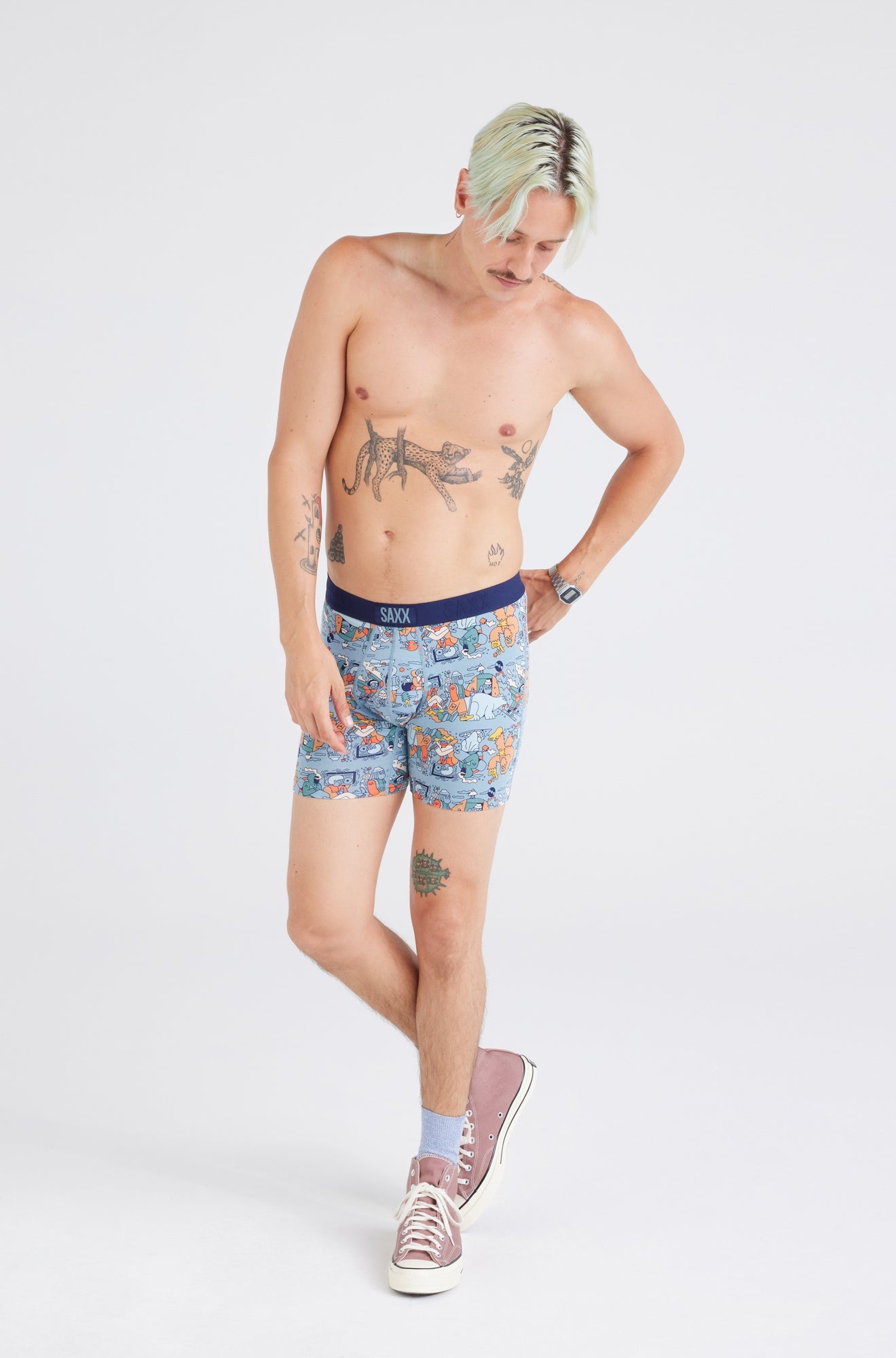 Boxer pour homme par Saxx | SXBM35 FRT collection Vibe | Machemise.ca, vêtements mode pour hommes