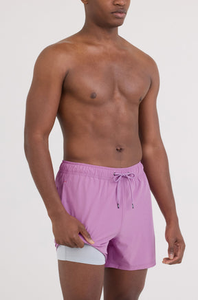 Maillot short pour homme par Saxx | SXSW03L Lavande Poudrée | Machemise.ca, vêtements mode pour hommes