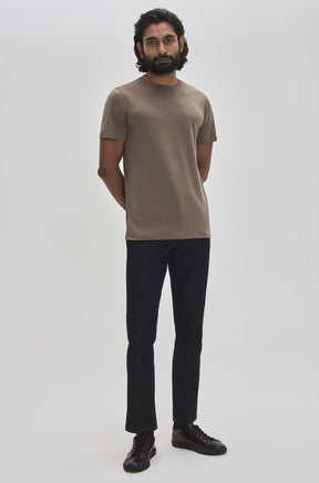 T-Shirt col rond pour homme par Robert Barakett | Georgia 23336 Brun | Machemise.ca, vêtements mode pour hommes