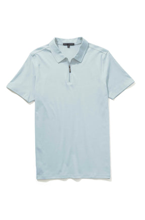 Polo avec fermeture éclair pour homme par Robert Barakett | Georgia RB01030 BLUFOG | Machemise.ca, vêtements mode pour hommes
