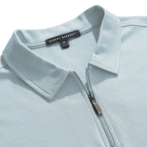 Polo avec fermeture éclair pour homme par Robert Barakett | Georgia RB01030 BLUFOG | Machemise.ca, vêtements mode pour hommes