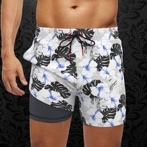 Maillot de bain pour homme par Au Noir | DEPATIE Blanc Bleu | Machemise.ca, inventaire complet de la marque Au Noir