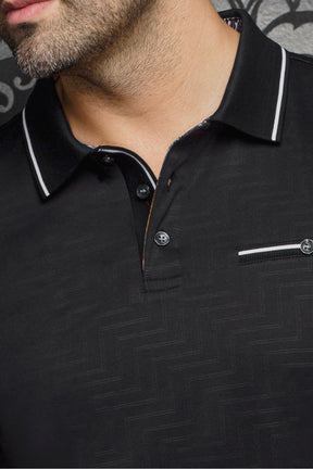 Polo pour homme par Au Noir | FIORAVANTE Noir | Machemise.ca, inventaire complet de la marque Au Noir