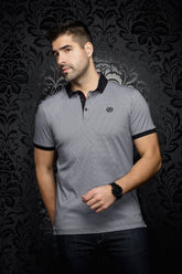 Polo pour homme par Au Noir | LINDELL Noir | Machemise.ca, inventaire complet de la marque Au Noir