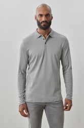 Polo honeycomb pour homme par Robert Barakett | Georgia RB01384 Gris Griffon | Machemise.ca, vêtements mode pour hommes