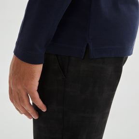 Chandail manches longues pour homme par Robert Barakett  | Georgia RB82247 Space Blue | Machemise.ca, vêtements mode pour hommes // Men's L.S T-Shirt by Robert Barakett | Georgia RB82247 Space Blue | Machemise.ca, fashion clothing for men