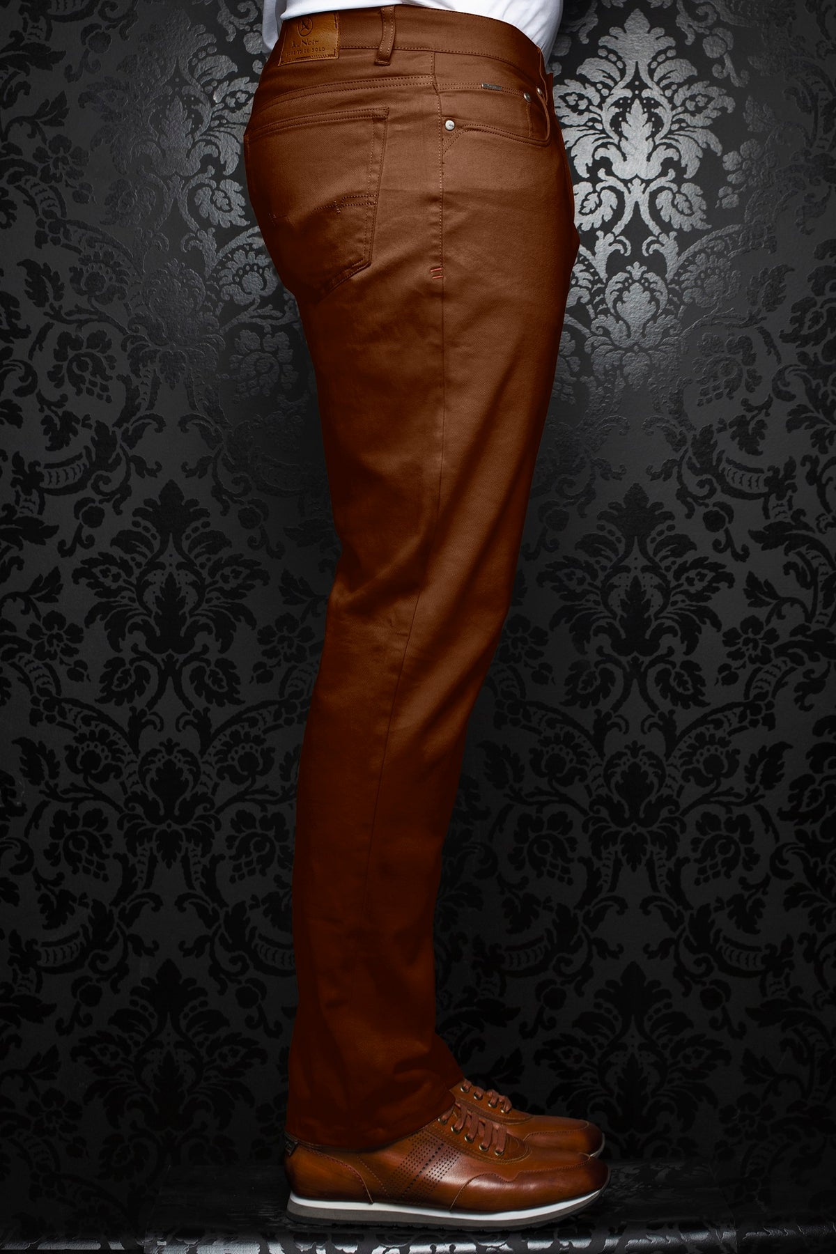 Pantalon pour homme par Au Noir | SIGNUM rust | Machemise.ca, inventaire complet de la marque Au Noir