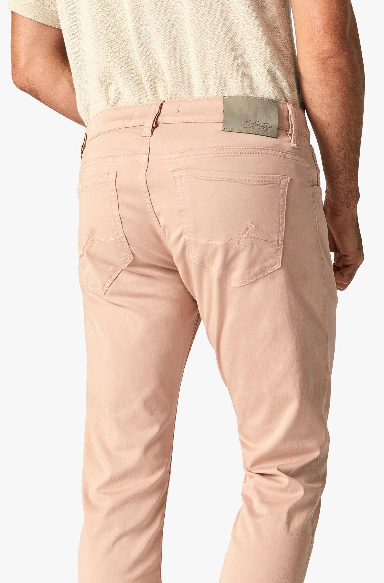 Pantalon pour homme par 34 Heritage | H001014 80287 Cool Rose/Rose | Machemise.ca, vêtements mode pour hommes