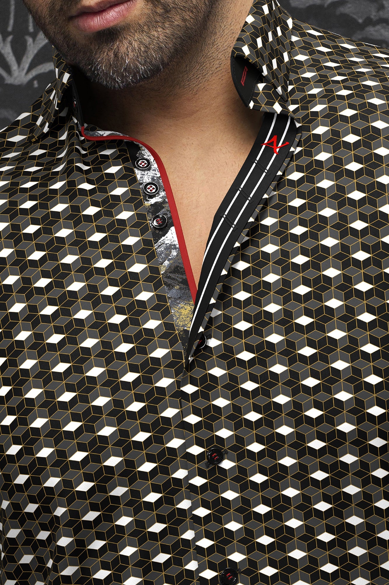 Chemise manches longues pour homme par Au Noir | SUARINO Noir Or | Machemise.ca, inventaire complet de la marque Au Noir