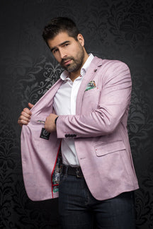 Veston pour homme par Au Noir | TRAVELER TRANSPARANT pink | Machemise.ca, inventaire complet de la marque Au Noir
